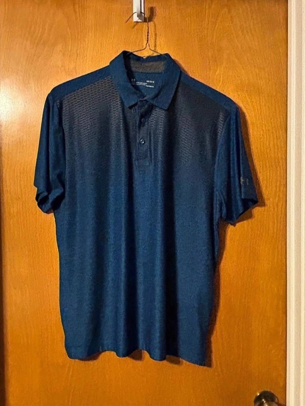 Under Armour HeatGear polo Men's Geometric Polo Blue Large